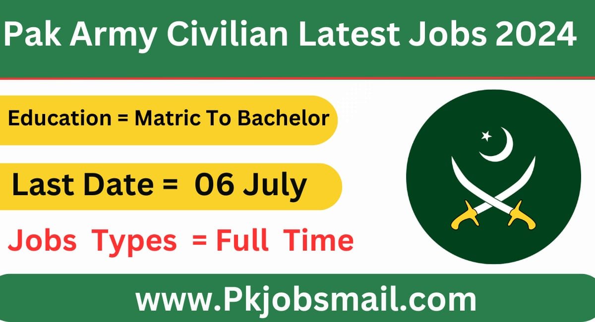 Pak Army Civilian Latest Jobs 2024